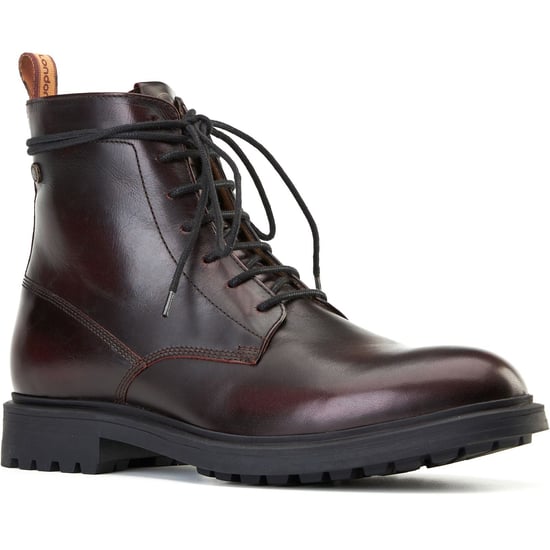 Base London Brunel Leder Herren Weinfarbene Ankle Boots - Image 1