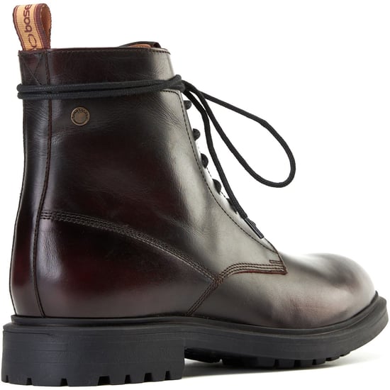 Base London Brunel Leder Herren Weinfarbene Ankle Boots - Image 2