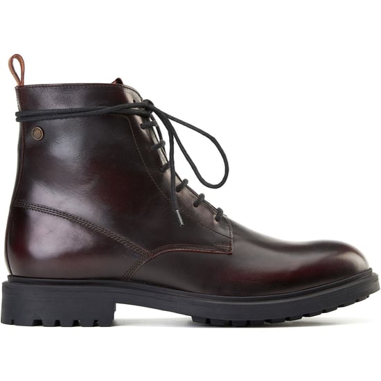 Base London Brunel Leder Herren Weinfarbene Ankle Boots - Image 5