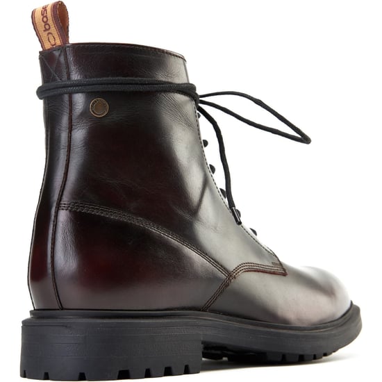 Base London Brunel Leder Herren Weinfarbene Ankle Boots - Image 6