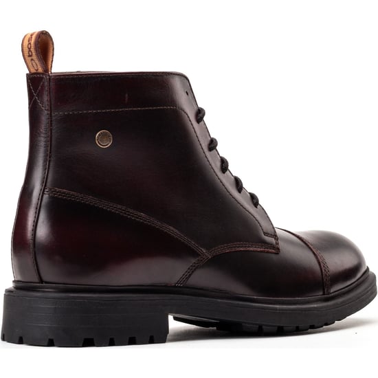 Base London Boulton Leder Herren Bordo Stiefeletten - Image 2