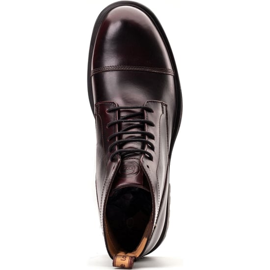 Base London Boulton Leder Herren Bordo Stiefeletten - Image 4