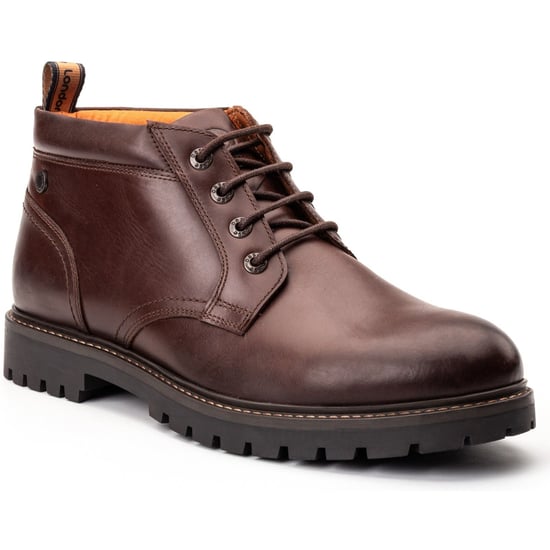 Base London Cobalt Herren Leder Stiefeletten In Braun - Image 1