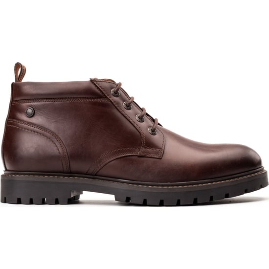 Base London Cobalt Herren Leder Stiefeletten In Braun - Image 5