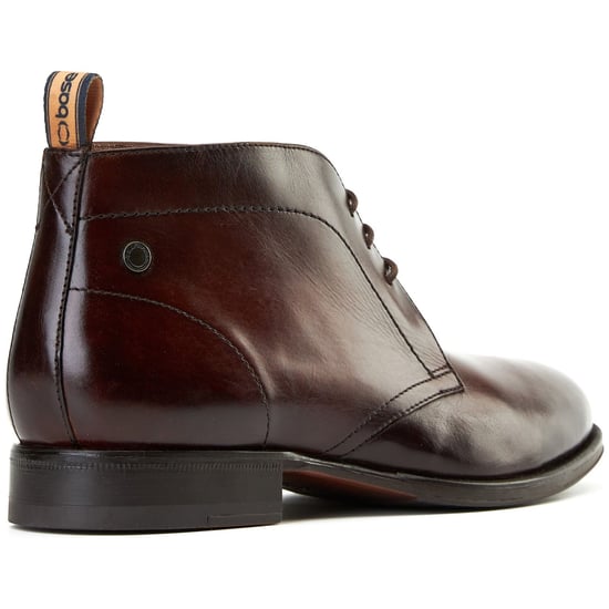 Base London Wallis Leder Herren Burnt Brown Knöchelstiefel - Image 2