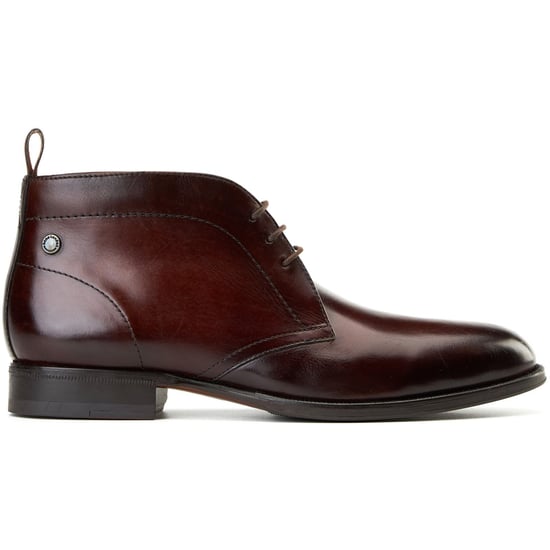 Base London Wallis Leder Herren Burnt Brown Knöchelstiefel - Image 5