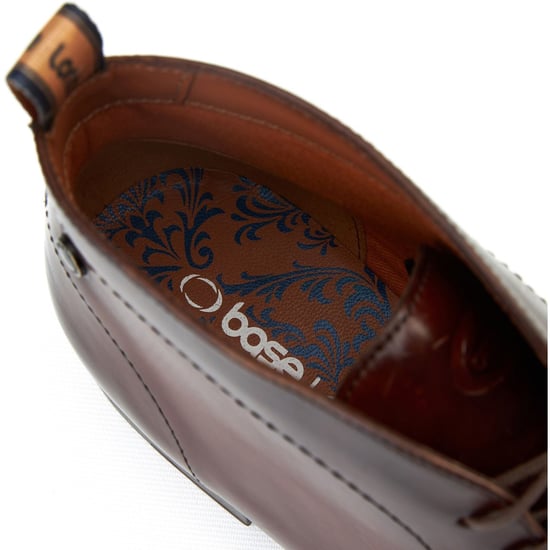 Base London Wallis Leder Herren Burnt Brown Knöchelstiefel - Image 6