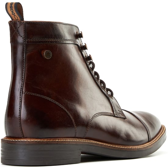 Base London Plymouth Herren Leder Stiefeletten In Braun - Image 2