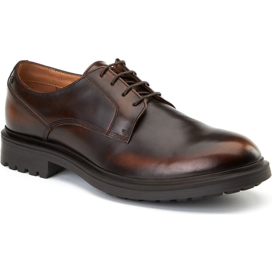 Base London Locke Leder Herren Schnürschuhe Braun - Image 1