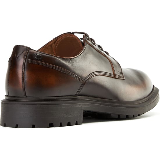 Base London Locke Leder Herren Schnürschuhe Braun - Image 2