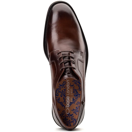 Base London Hülle Leder Herren Braune Schnürschuhe - Image 3