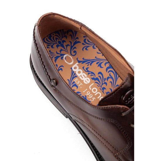 Base London Hülle Leder Herren Braune Schnürschuhe - Image 5