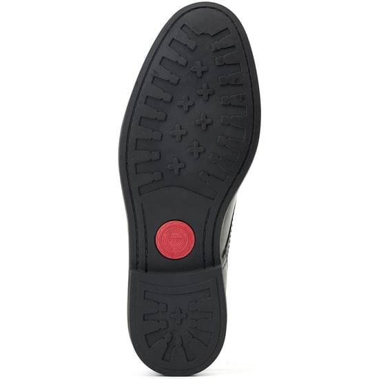 Base London Durham Leder Herren Schnürschuhe Schwarz - Image 3