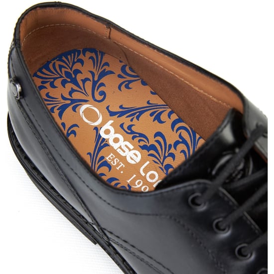 Base London Durham Leder Herren Schnürschuhe Schwarz - Image 6