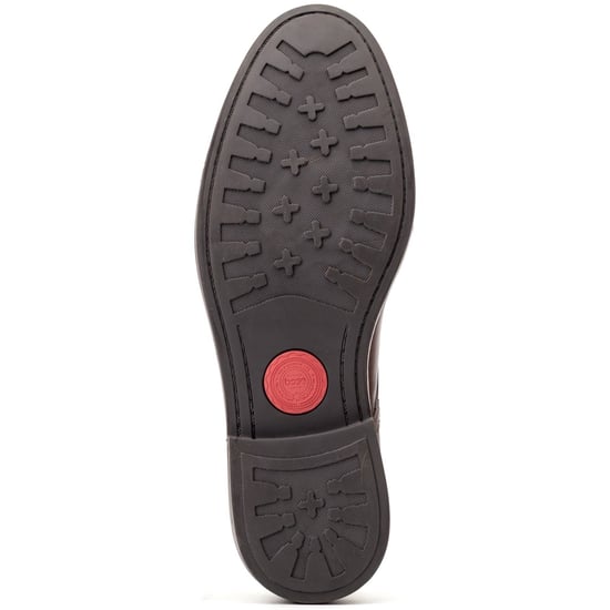 Base London Durham Leder Herren Schnürschuhe in verbranntem Braun - Image 3
