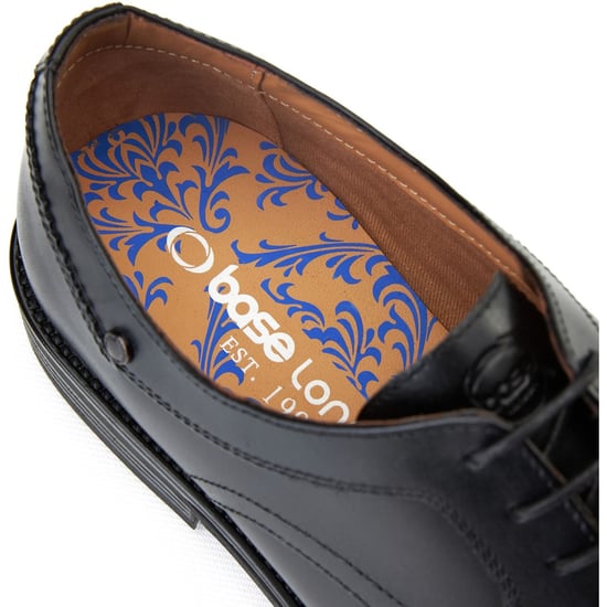 Base London Sleeve Leder Herren Schnürschuhe schwarz - Image 6