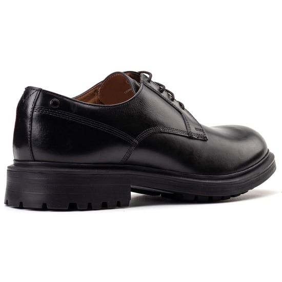 Base London Locke Leder Herren Schwarze Schnürschuhe - Image 2