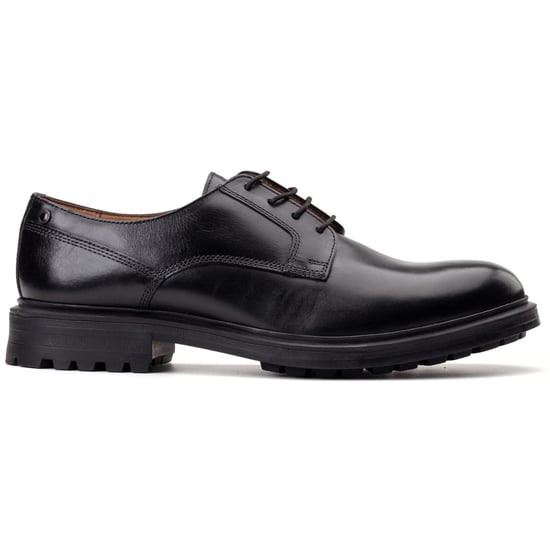 Base London Locke Leder Herren Schwarze Schnürschuhe - Image 5