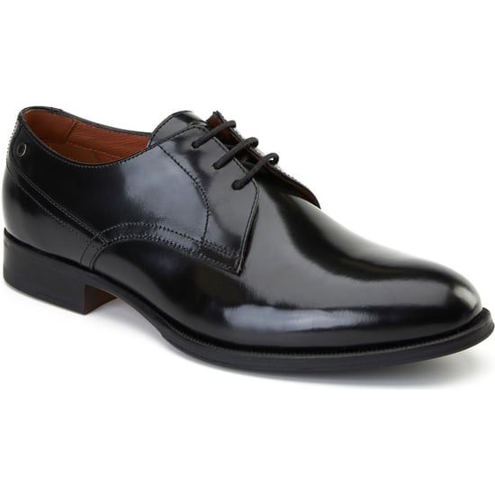 Base London Edison Herrenschuhe Aus Schwarzem Leder Mit Schnürung - Image 1