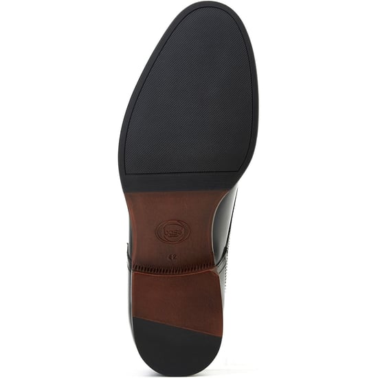 Base London Edison Herrenschuhe Aus Schwarzem Leder Mit Schnürung - Image 3
