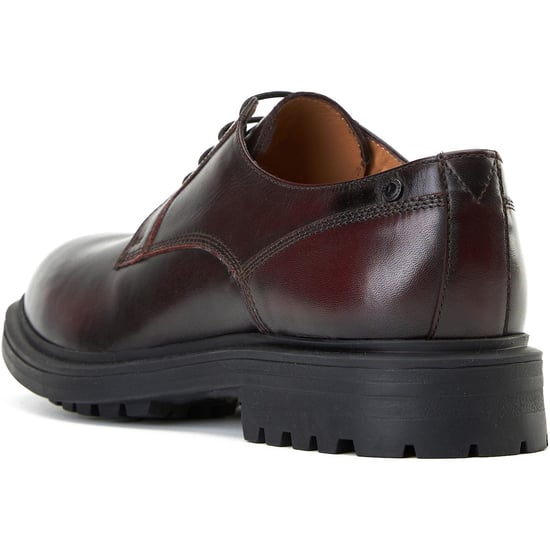 Base London Locke Leder Herren Bordo Schnürschuhe - Image 2