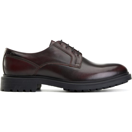 Base London Locke Leder Herren Bordo Schnürschuhe - Image 5