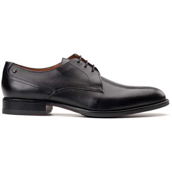 Base London Edison Herrenschuhe Aus Schwarzem Leder Mit Schnürung - Image 5