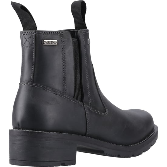 Hunter Skye Dealer Boot Damen Schwarze Lederstiefel - Image 2