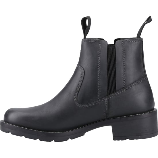 Hunter Skye Dealer Boot Damen Schwarze Lederstiefel - Image 4