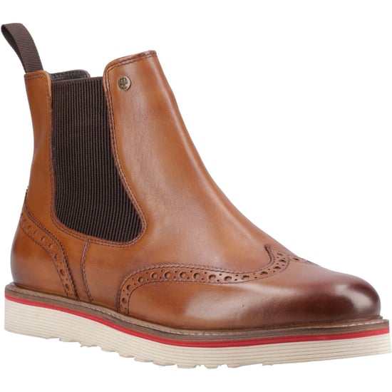 Hunter Orkney Brogue Dealer Boot Leder Herren Tan Stiefeletten - Image 1
