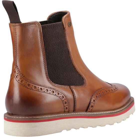 Hunter Orkney Brogue Dealer Boot Leder Herren Tan Stiefeletten - Image 2