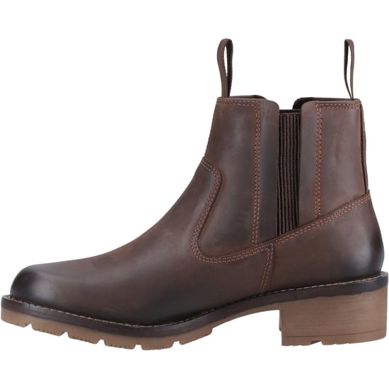 Hunter Skye Händlerstiefel Leder Damen braune Stiefel - Image 4