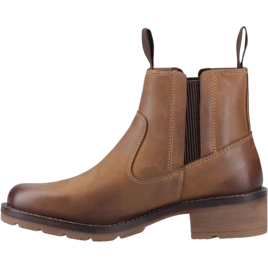 Hunter Skye Händlerstiefel Leder Damen Dunkelbraun Stiefel - Image 4