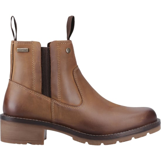 Hunter Skye Händlerstiefel Leder Damen Dunkelbraun Stiefel - Image 5