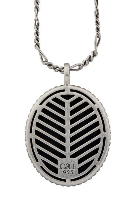 cai Anhänger mit Kette 925/- Silber satiniert oxidiert Champion Wappen - Image 4