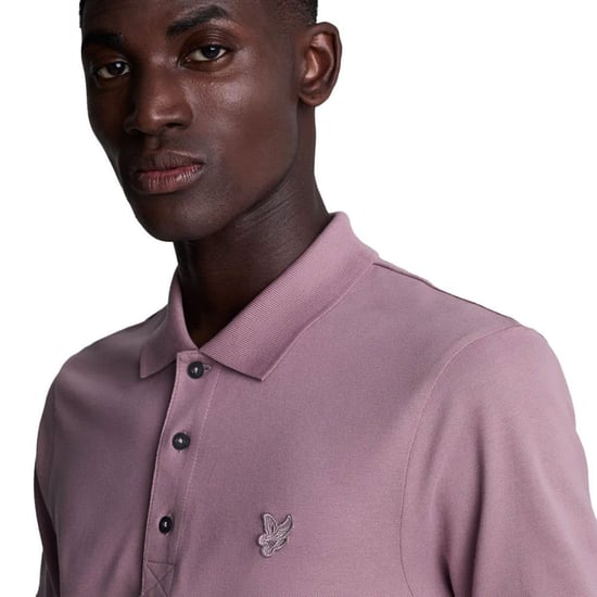 Lyle & Scott Poloshirt „eagle Mountain Thistle" In Ton - Image 3