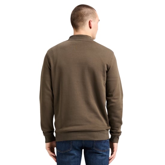 Lyle & Scott - Ton In Ton Gehaltener, Grüner Pullover Mit Rundhalsausschnitt In Form Eines Adlers - Image 3