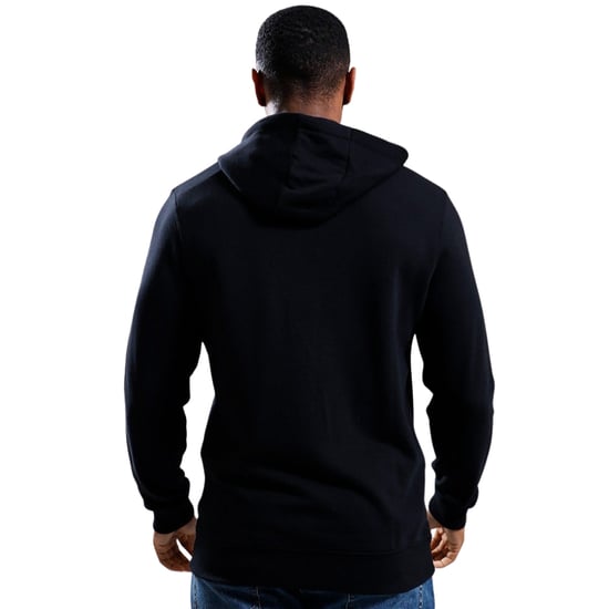 Lyle & Scott Tonal Eagle Jet Black Kapuzenpullover Mit Durchgehendem Reißverschluss - Image 3