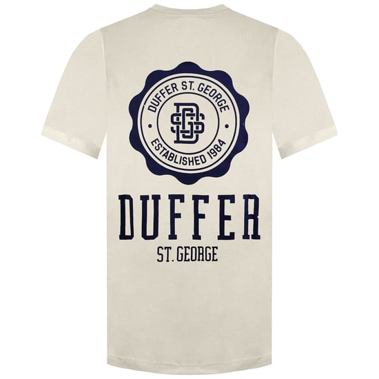 Duffer Stamp Herren Creme T-Shirt - Image 2