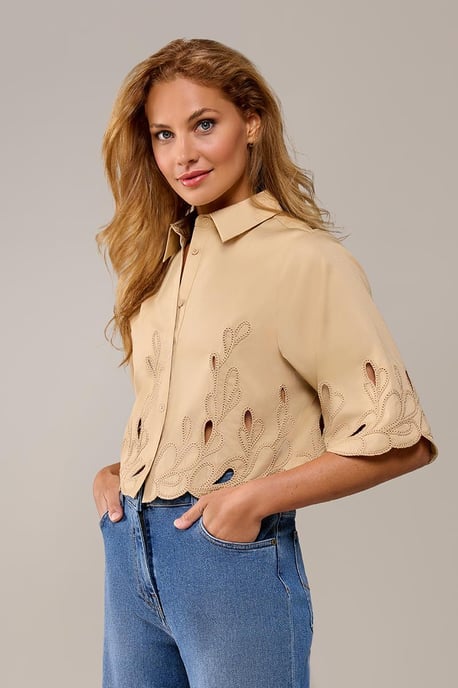 Tirzy Bluse Sand - Image 1