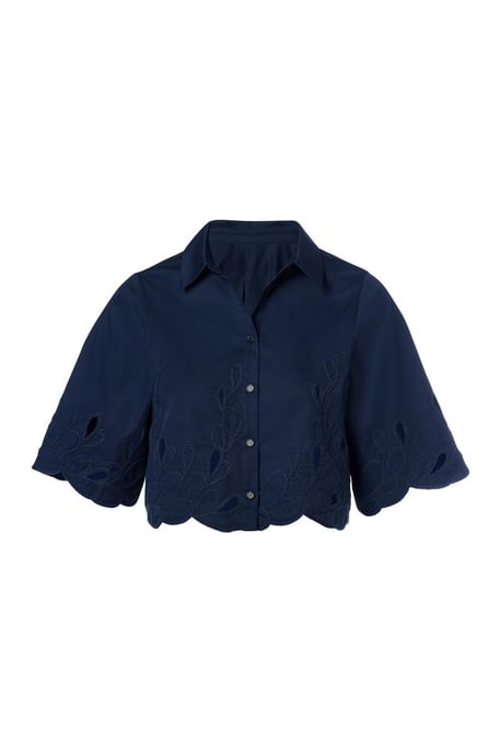 Tirzy Bluse Navy - Image 3