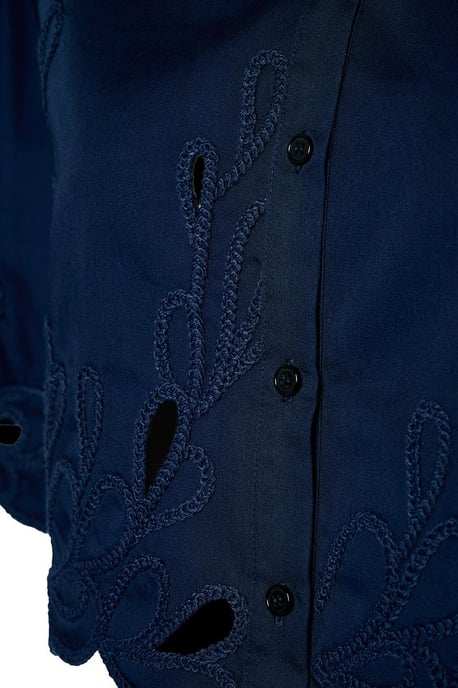 Tirzy Bluse Navy - Image 6