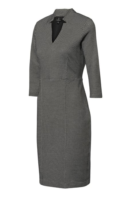 Novy Kleid Schwarz / Off White - Image 3
