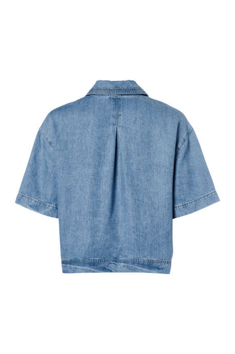 Bluse Lina Denim Blau - Image 5