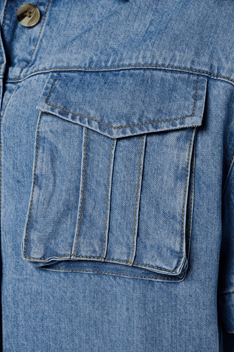 Bluse Lina Denim Blau - Image 6