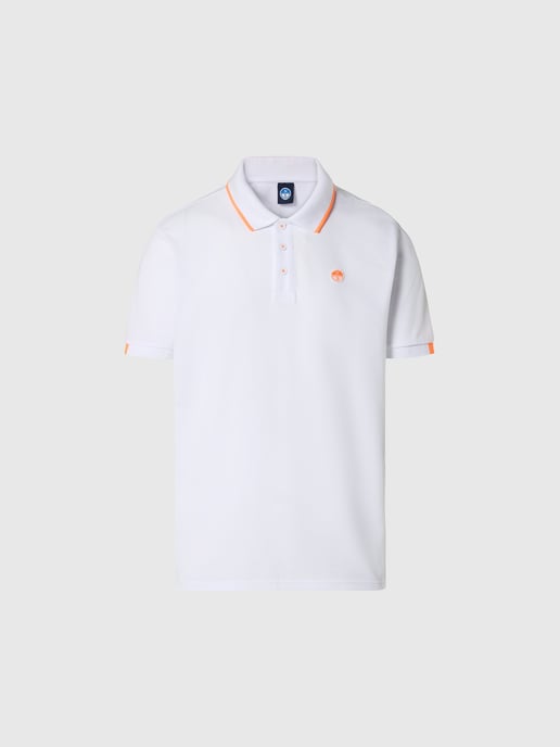 North Sails Polohemd Mit Neon-Logo - Image 3