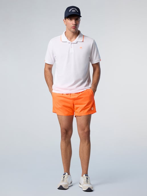 North Sails Polohemd Mit Neon-Logo - Image 5