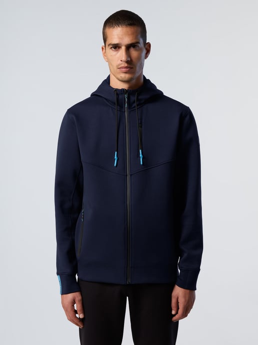 North Sails Kapuzenpullover Interlock-Reißverschluss mit durchgehendem Reißverschluss - Image 1