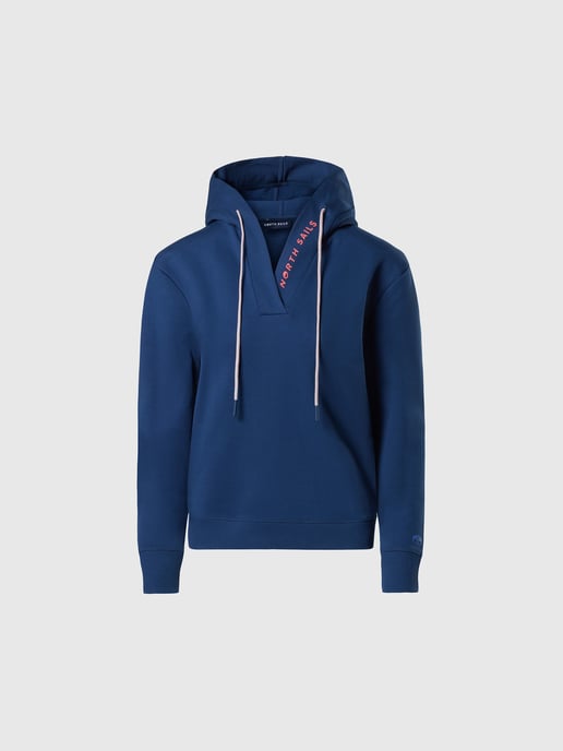 North Sails Kapuzenpullover V-Ausschnitt mit North Sails-Print - Image 3