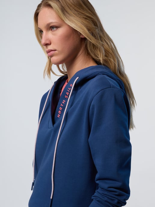 North Sails Kapuzenpullover V-Ausschnitt mit North Sails-Print - Image 4